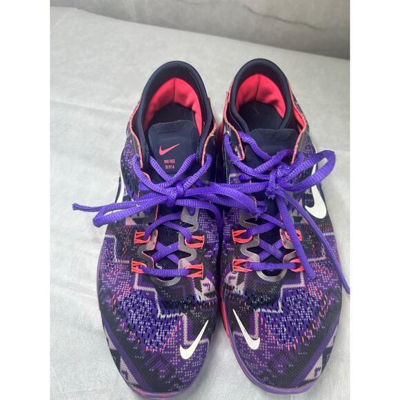Nike Free 5.0 TR Fit 4 Black/Purple/Pink Women’s Size 8 - Picture 7 of 10